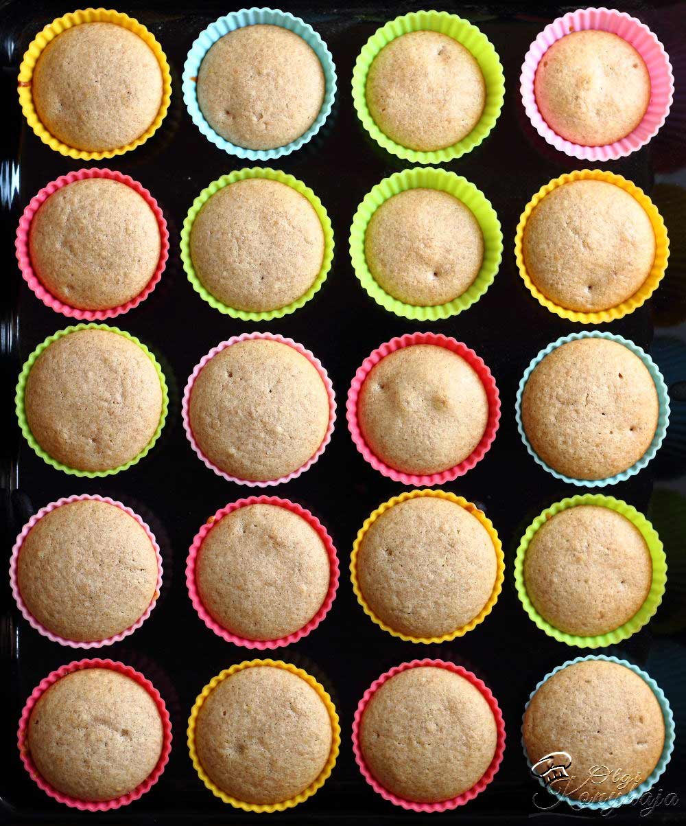 Muffin alaprecept készre sütve formában